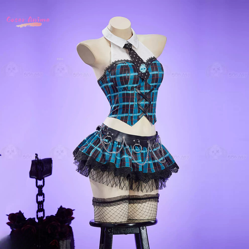 Anime Cosplay Ladies - แฟรงกี้ สไตน์ชุดคอสเพลย์ - ชุดยูนิฟอร์มสำหรับผู้หญิงผู้ชายปาร์ตี้ฮาโลวีนพร้อมอุปกรณ์ประกอบฉากงานคาร์นิวัลครบชุด 2026