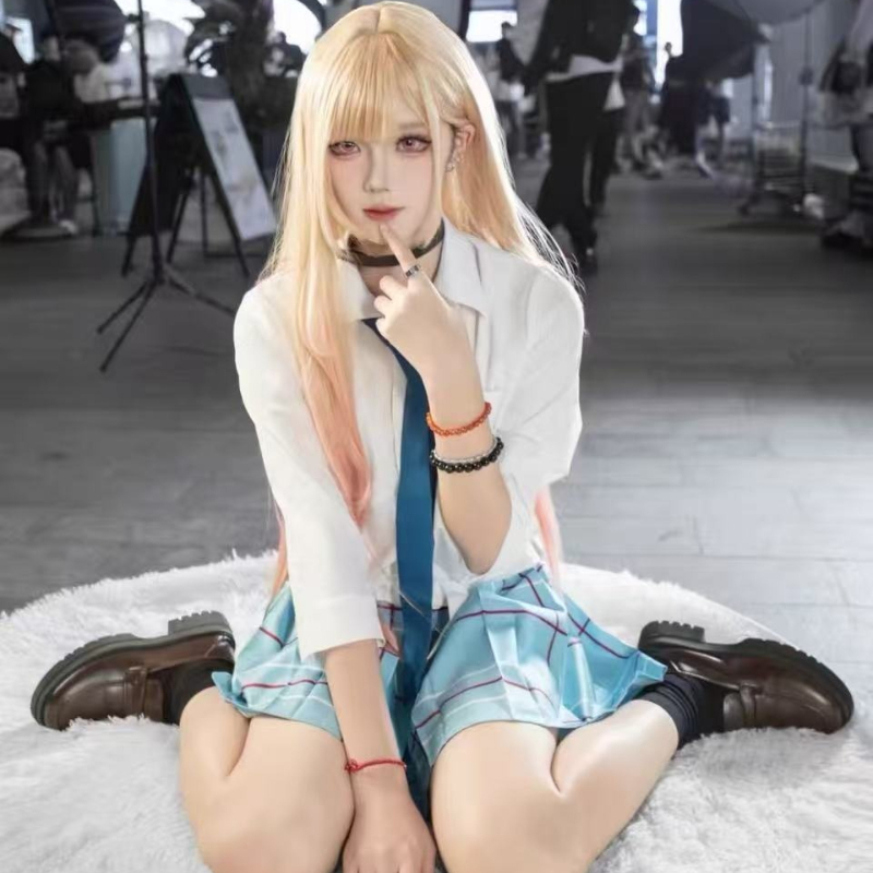 Kitagawa Anime Cosplay - ชุดคอสเพลย์อนิเมะ ชุดนักเรียน JK ชุดเมด อนิเมะ My