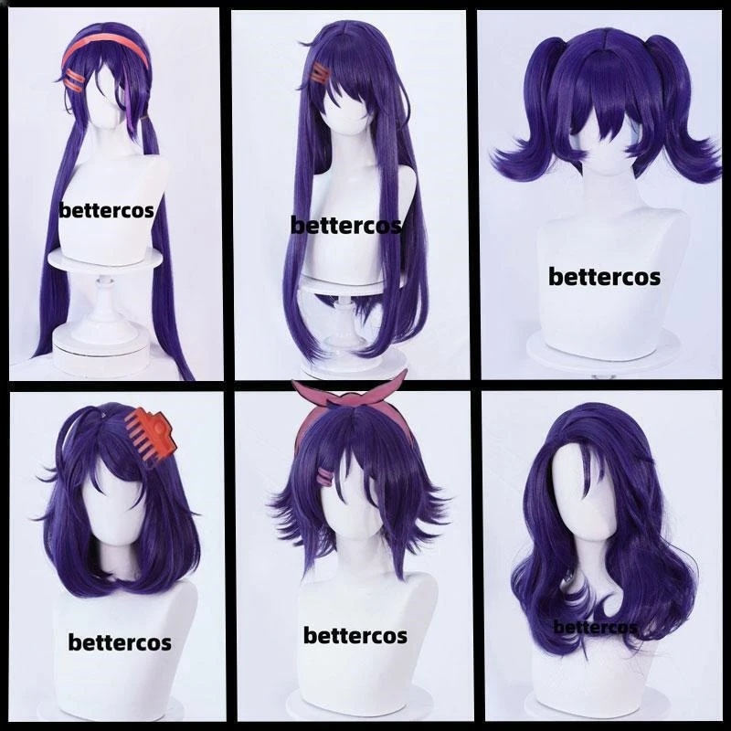 w,3;d'6.c\f/วิกผมสังเคราะห์สไต - Anime Cosplay Blue Hair บทวิจารณ์และราคา