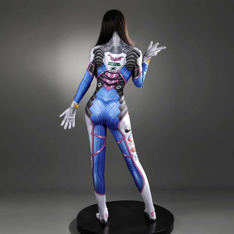 ชุดคอสเพลย์ D.Va สำหรับผู้หญิง - Anime Cosplay Jumpsuit บทวิจารณ์และราคา