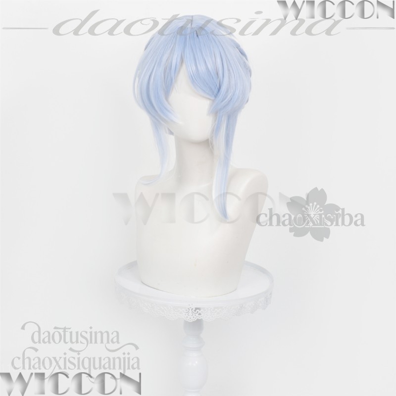 วิกผมมวยสีฟ้าอ่อนสุดหรูจาก Ode - Anime Cosplay Blue Hair บทวิจารณ์และราคา