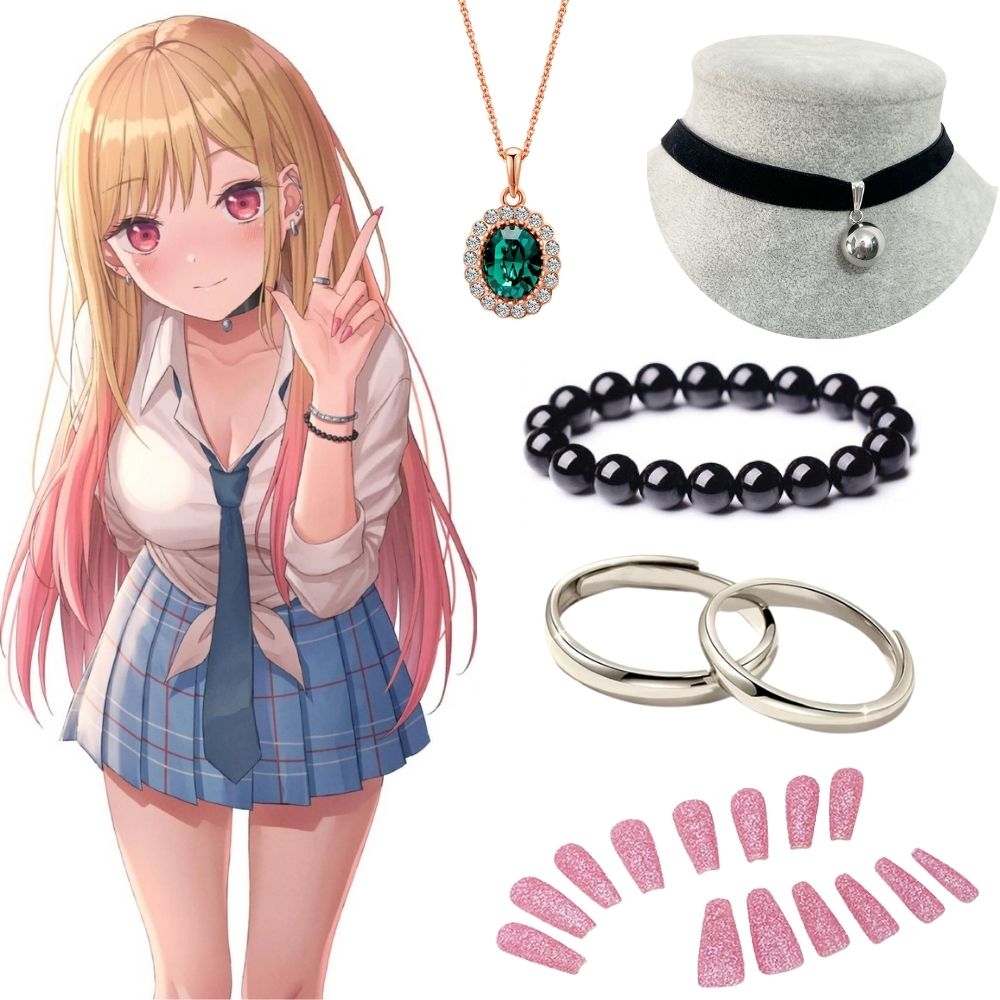 ต่างหู สร้อยคอ คิตากาวะ มาริน  - Kitagawa Anime Cosplay บทวิจารณ์และราคา